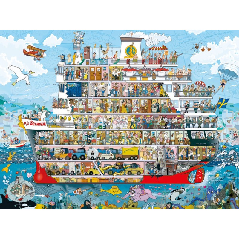 Puzzle Heye Crucero De Piezas Kubekings