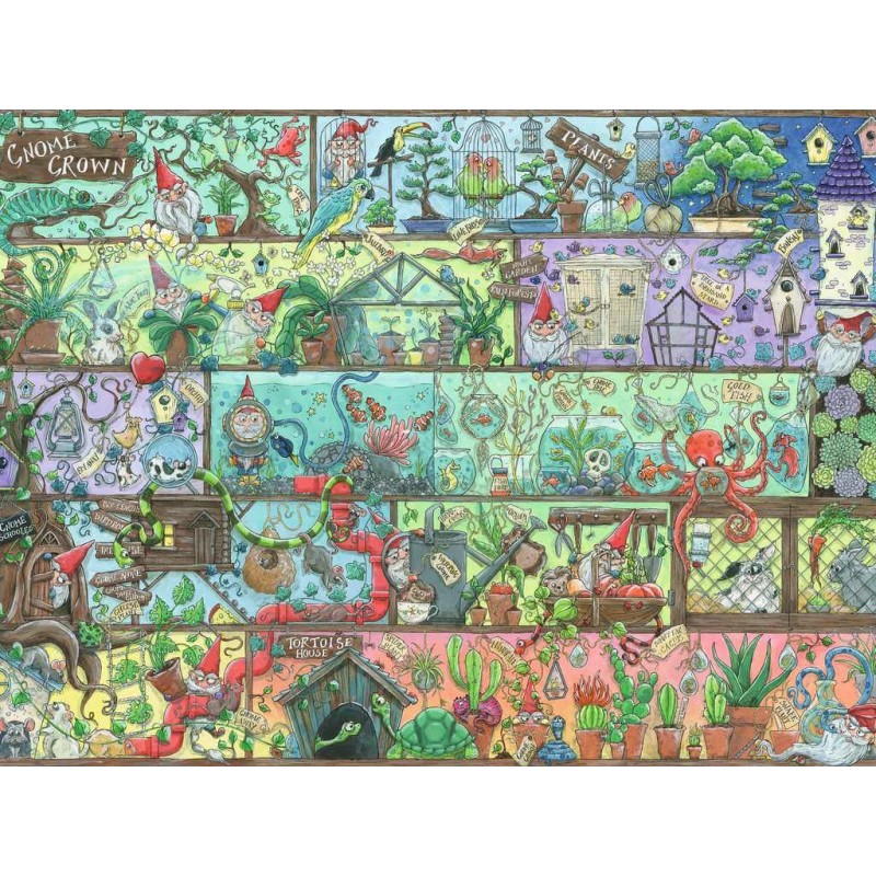 Puzzle Ravensburger Gnomo En El Estante De Piezas Kubekings