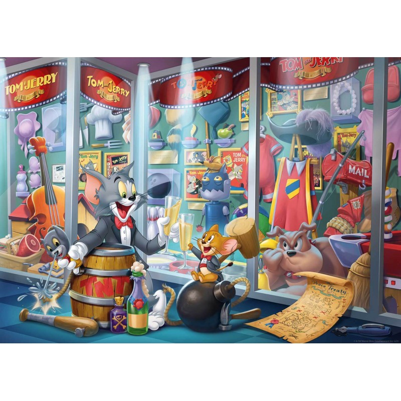 Puzzle Ravensburger Tom Y Jerry De Piezas Kubekings