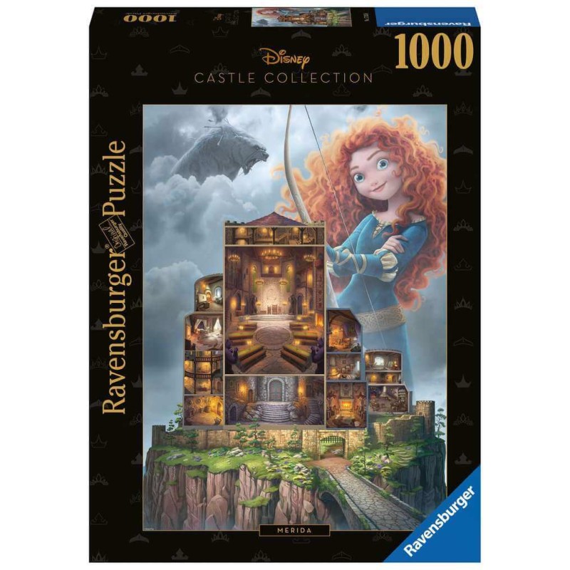 Puzzle Ravensburger Castillos Disney Merida 1000 Piezas Kubekings