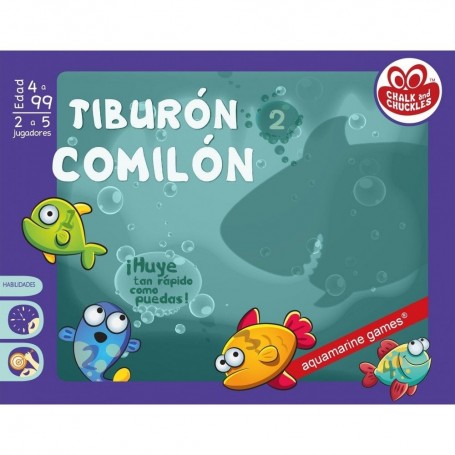 Tiburón Comilón, Juego de Mesa - Aquamarine Games