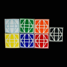 Sticker Hexaminx Sticker Hexaminx Kubekings - 1