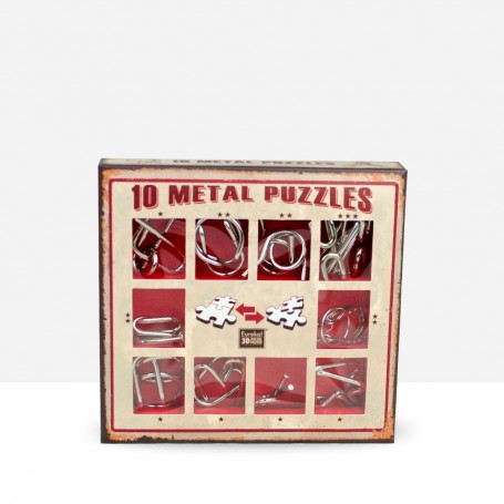 Metal Puzzles Red - Eureka! 3D Puzzle