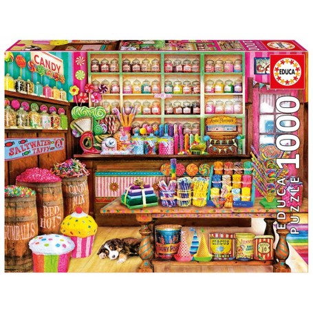 Puzzle Educa Tienda de dulces de 1000 piezas - Puzzles Educa