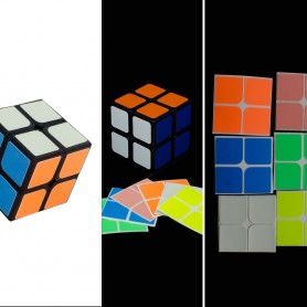 Cubo 2x2 Luminoso 6 Colores