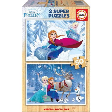 Puzzle Educa Frozen 2x50 - Puzzles Educa