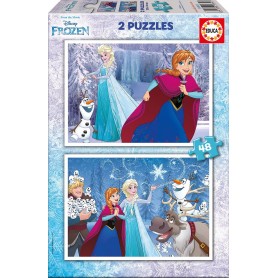 Puzzle Educa Frozen 2x48 Puzzle Educa Frozen 2x48 Puzzles Educa - 1