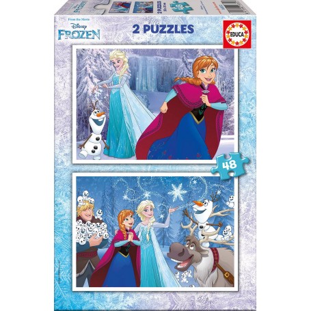 Puzzle Educa Frozen 2x48 - Puzzles Educa
