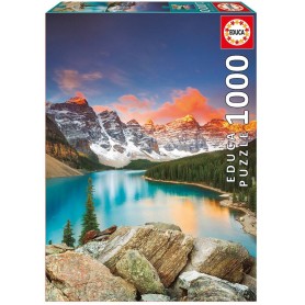 Puzzle Educa Lago Moraine, Banff National Park, Canadá de 1000 piezas Puzzle Educa Lago Moraine, Banff National Park, Canadá de 1000 piezas - Puzzles Educa