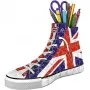 Puzzle 3D Ravensburger Sneaker Union Jack portalápices de 108 piezas - Ravensburger