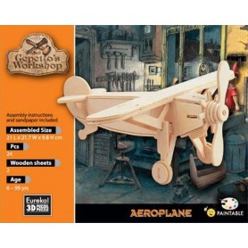 Gepetto's Aeroplano Puzzle 3D Gepetto's Aeroplano Puzzle 3D - Eureka! 3D Puzzle