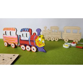 UgearsModels - Locomotora Puzzle 3D UgearsModels - Locomotora Puzzle 3D Ugears Models - 1