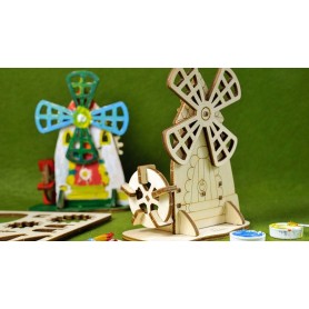 UgearsModels - Molino Puzzle 3D UgearsModels - Molino Puzzle 3D - Ugears Models