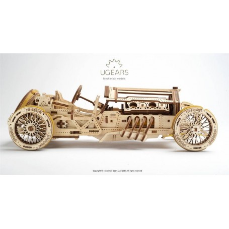 UgearsModels - U-9 Grand Prix Car Puzzle 3D - Ugears Models