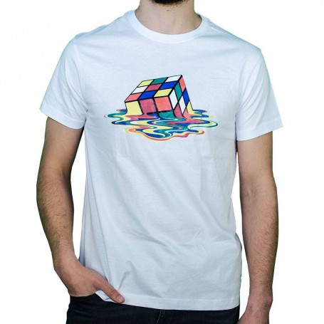 Camiseta Cubo de Rubik Derretido - Kubekings