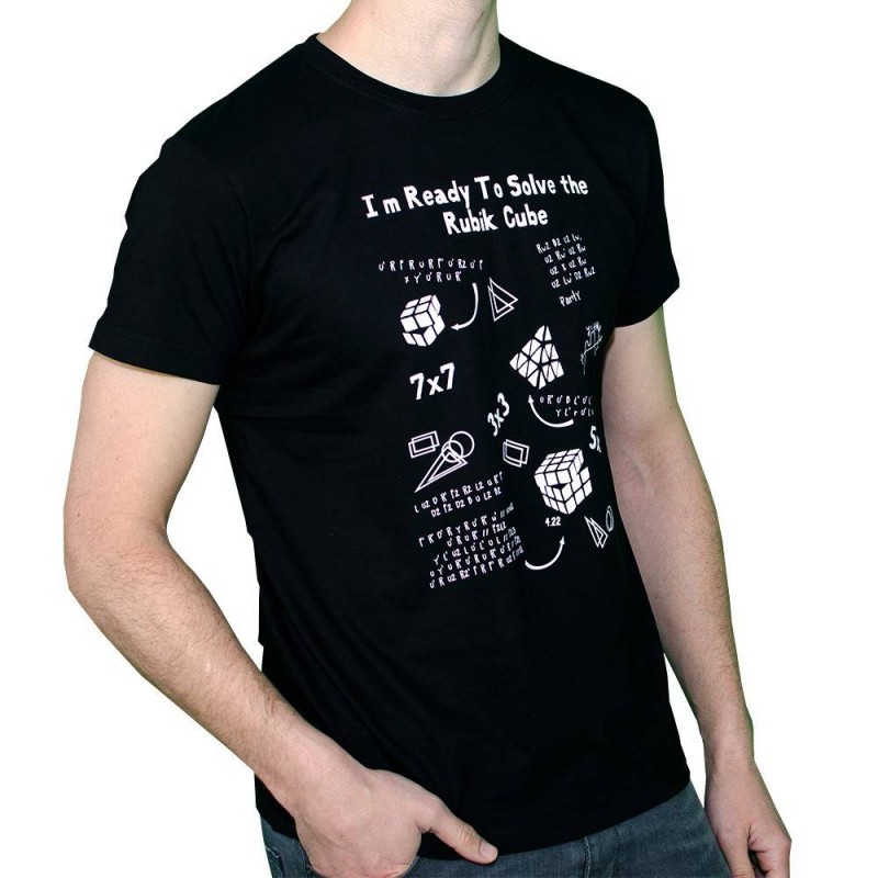 OM3® Cube Puzzle Magic Cube T-shirt - Homme - Solution Nerd Game