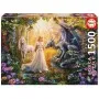 Puzzle Educa Dragón, Princesa y Unicornio de 1500 piezas - Puzzles Educa