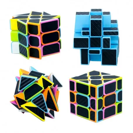 cubo rubik fibra de carbono
