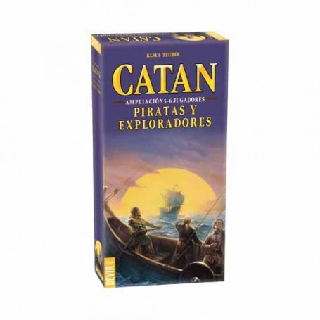 Catán - Piratas y exploradores ampliación 5-6 jugadores - Devir