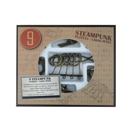 Steampunk Puzzles Caja Marrón - 