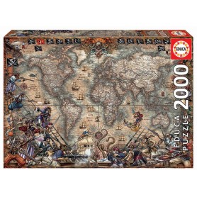 Puzzle Educa Mapa de Piratas de 2000 piezas Puzzle Educa Mapa de Piratas de 2000 piezas Puzzles Educa - 1