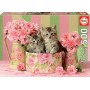 Puzzle Educa Gatitos con rosas de 500 piezas - Puzzles Educa