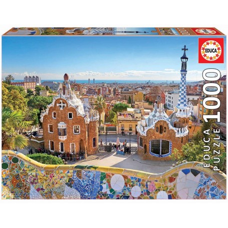 Puzzle Educa Barcelona desde el Parque Güell de 1000 piezas - Puzzles Educa