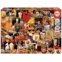 Puzzle Educa Collage de Cerveza Vintage de 1000 piezas - Puzzles Educa