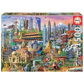 Puzzle Educa Símbolos de Asia de 1500 piezas Puzzles Educa - 1