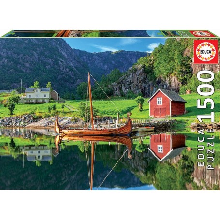 Puzzle Educa Barco Vikingo de 1500 piezas - Puzzles Educa