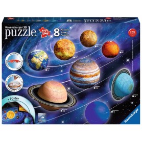 Puzzle 3D Ravensburger El sistema planetario de 522 piezas Puzzle 3D Ravensburger El sistema planetario de 522 piezas Ravensburger - 1