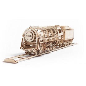 UgearsModels - Locomotora con Tender Puzzle 3D UgearsModels - Locomotora con Tender Puzzle 3D - Ugears Models
