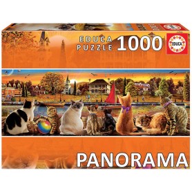 Puzzle Educa Gatos en el Embarcadero de 1000 Piezas Puzzle Educa Gatos en el Embarcadero de 1000 Piezas Puzzles Educa - 1