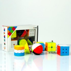 Pack Z-Cube 6 Llaveros Cubo Mágico Pack Z-Cube 6 Llaveros Cubo Rubik - Z-Cube