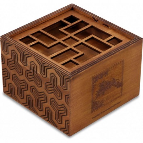 Caja Secreta - Bambú - Rompecabezas de Madera 