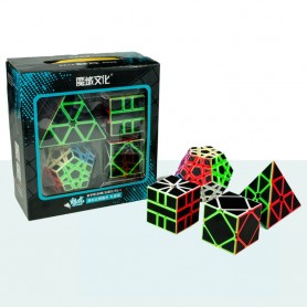 Pack Mofang Jiaoshi Fibra de Carbono (Básicos) Pack Mofang Jiaoshi Fibra de Carbono (Básicos) - Moyu cube