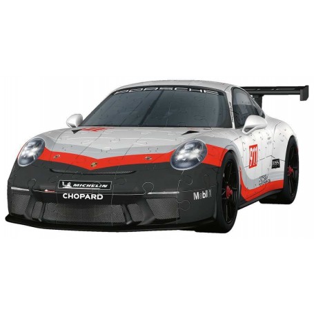 Puzzle 3D Porsche 911 De Ravensburger – 108 Piezas, Escala 1:18 Con Ruedas Móviles, Ideal Para Fans De Coches Deportivos Y Coleccionistas Mayores De 10 Años