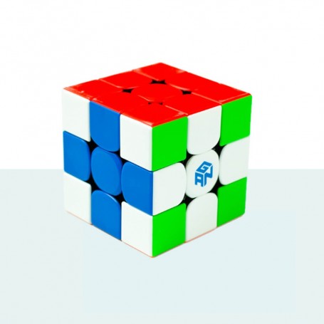 HELLOCUBE GAN 356 M 3x3 Cubo mágico de velocidad sin calcomanías, 3x3x3,  cubo magnético Gans 356M (Lite ver 2020, sin GES adicionales)