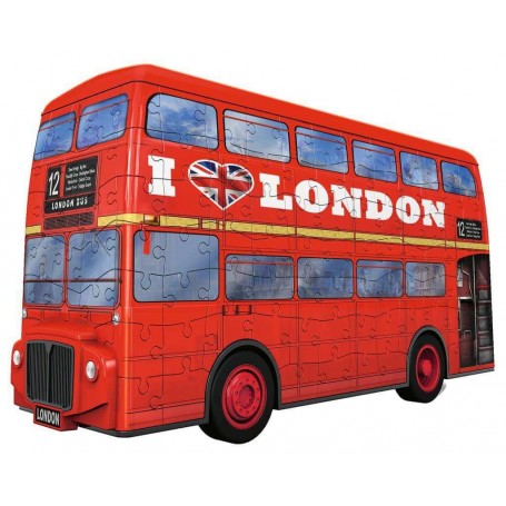 Puzzle Ravensburger 3D Bus Londinense 216 Piezas Ravensburger - 1