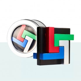 Quad L Metal Puzzle (Cuatro Colores) Quad L Metal Puzzle (Cuatro Colores) - Eureka! 3D Puzzle