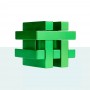 Hashtag Metal Puzzle (Verde) - Eureka! 3D Puzzle