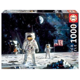 Puzzle Educa Primeros Hombres En La Luna, Robert Mccall De 1000 Piezas Puzzle Educa Primeros Hombres En La Luna, Robert Mccall De 1000 Piezas Puzzles Educa - 1