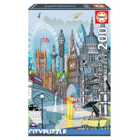 Puzzle Educa London Educa City Puzzle De 200 Piezas - Puzzles Educa