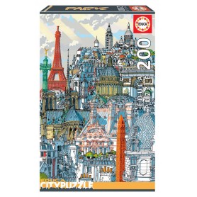Puzzle Educa Paris Educa City Puzzle De 200 Piezas Puzzle Educa Paris Educa City Puzzle De 200 Piezas Puzzles Educa - 1