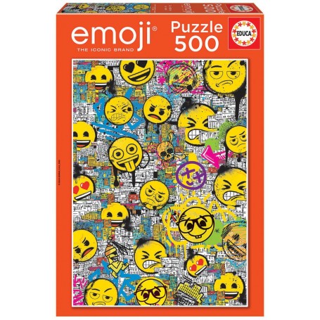 Puzzle Educa Emoji Graffiti de 500 Piezas - Puzzles Educa