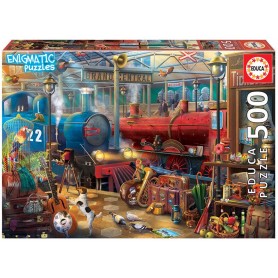Puzzle Educa Estación De Tren de 500 Piezas Puzzles Educa - 1