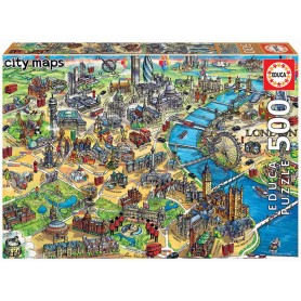 Puzzle Educa Mapa De Londres de 500 Piezas Puzzle Educa Mapa De Londres de 500 Piezas Puzzles Educa - 1