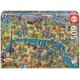 Puzzle Educa Mapa De Paris de 500 Piezas - Puzzles Educa