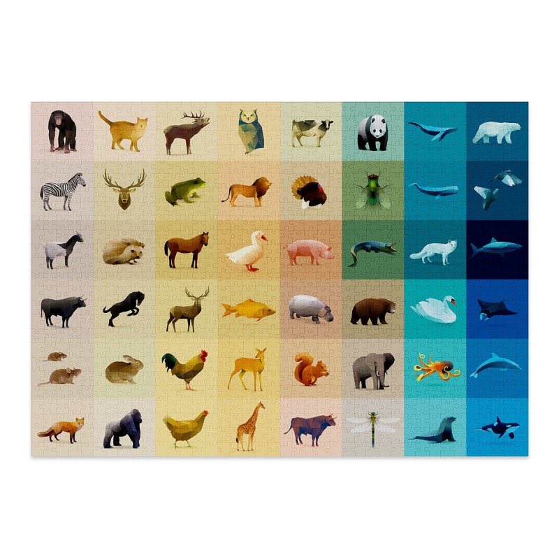 Comprar Puzzle DToys Animales Salvajes Tropical De 1000 Piezas 75215