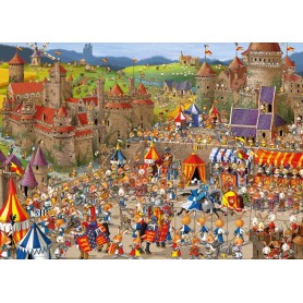 Puzzle Heye Batalla de Conejos de 1000 Piezas Heye - 2
